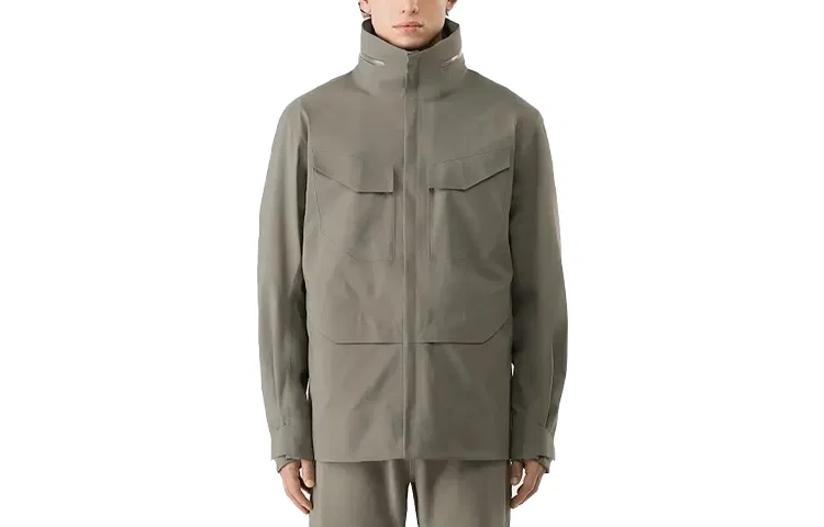Куртка с опущенным плечом, крупная вязка, Arcteryx, Dusty Green