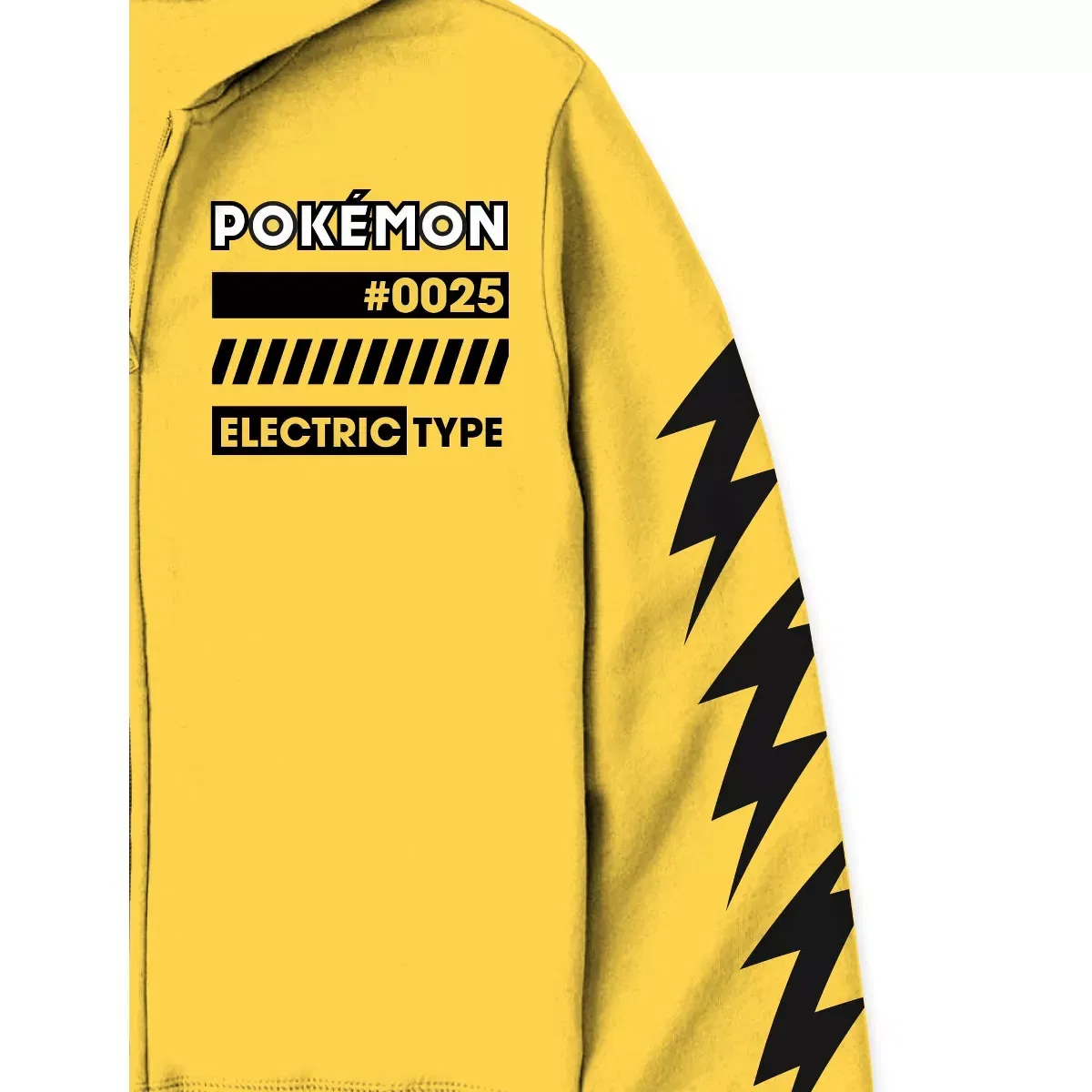 Детская худи с 3D ушами Пикачу Pokémon Electric Type Mad Engine, Yellow — фото 2