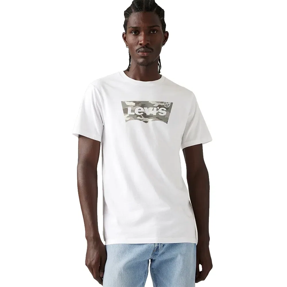 Мужская футболка с принтом 22491 Levi's, White — фото 4
