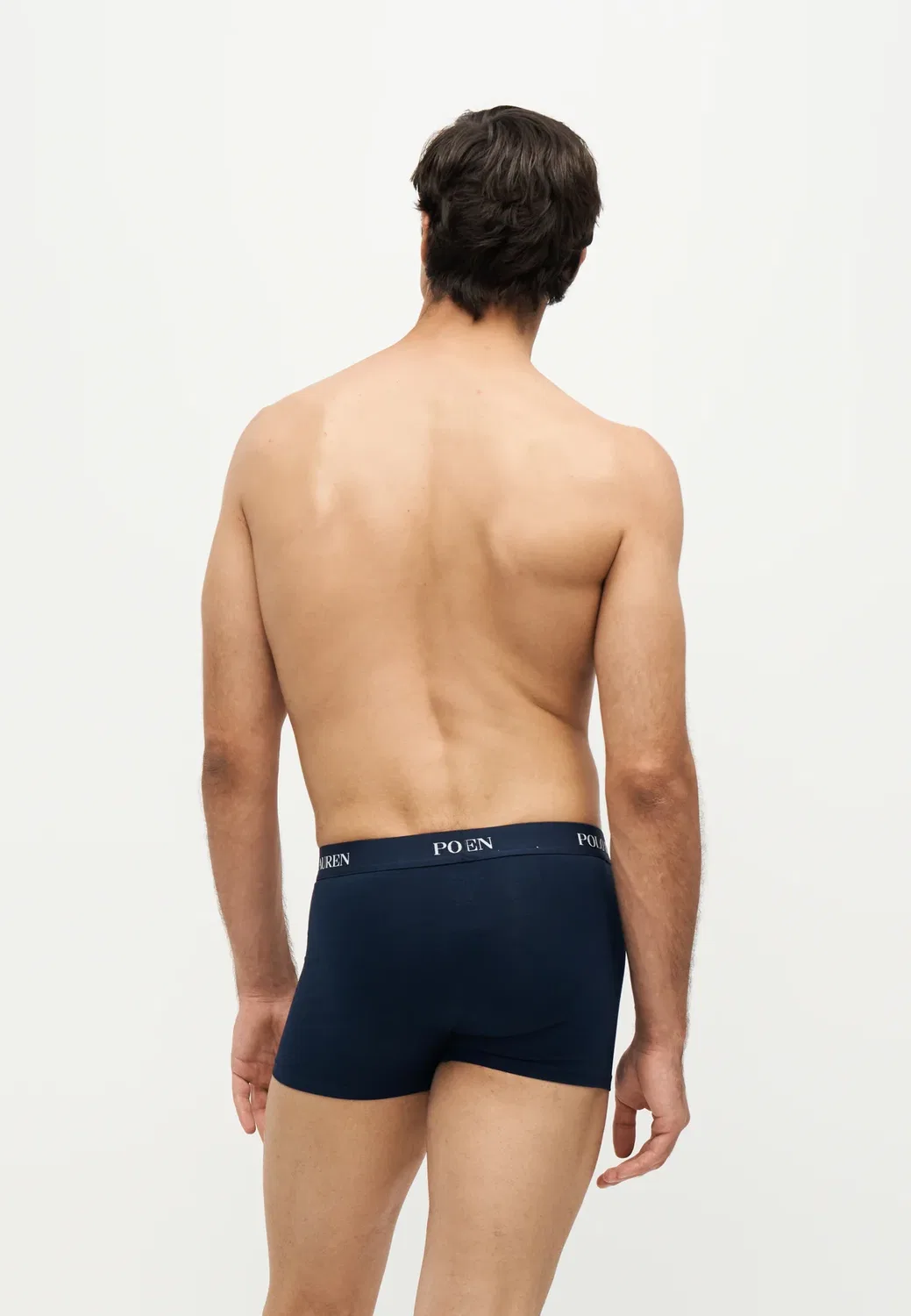 3 шт. - трусы Polo Ralph Lauren, Dark Blue/White — фото 3