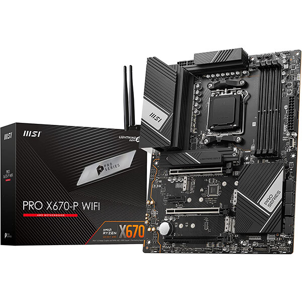 

Материнская плата MSI PRO X670-P WiFi, DDR5, черный