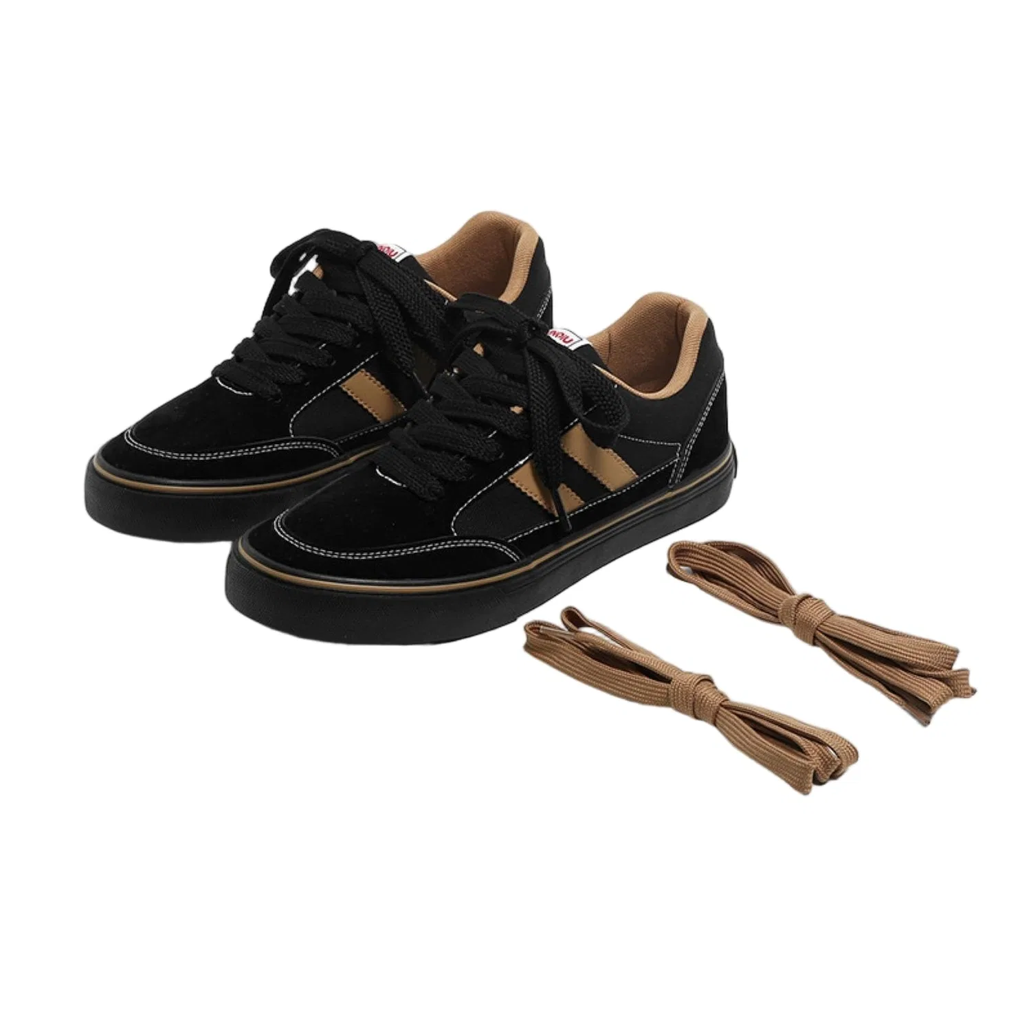 Детские кроссовки на платформе Canvas Shoes, Black Cachi
