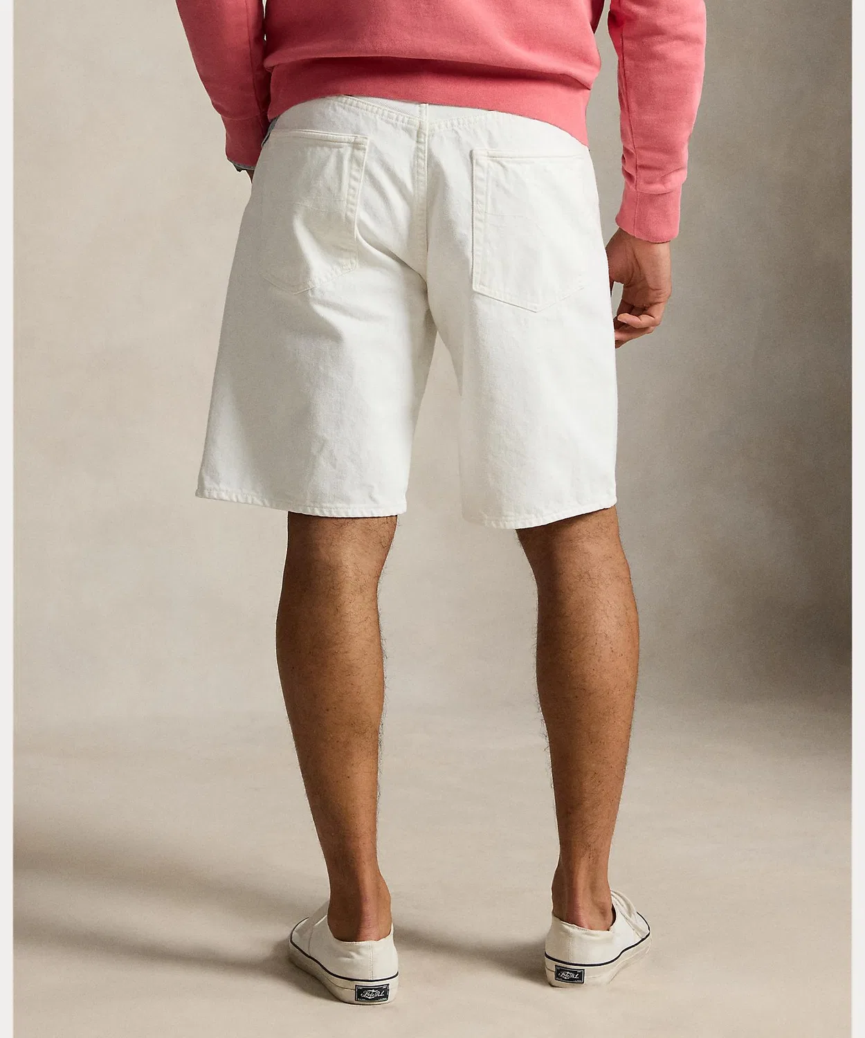Мужские джинсовые шорты свободного кроя Rivington Relaxed POLO RALPH LAUREN, White — фото 4
