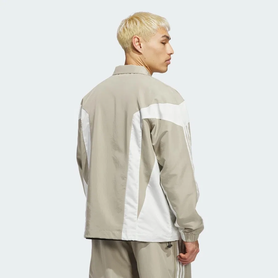 Ветровка баскетбольная с высоким воротником Originals Basketball Wind Breaker Jacket adidas, Черный — фото 2