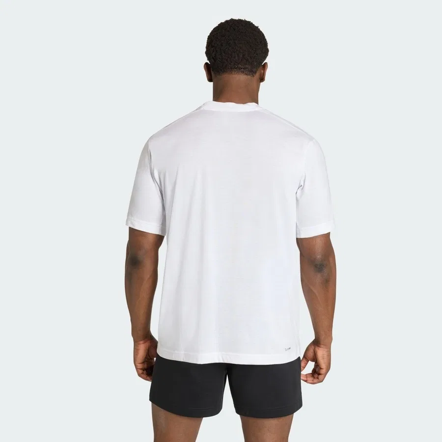 Футболка с коротким рукавом Workout Essentials Feelready Logo adidas, Белый — фото 2