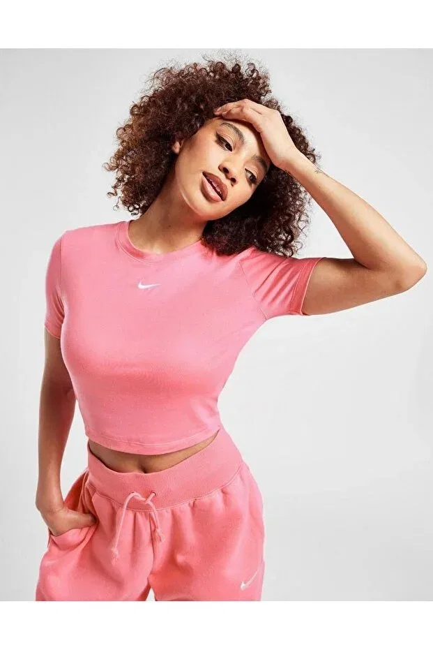 Женская спортивная футболка с коротким рукавом Nike, Pink