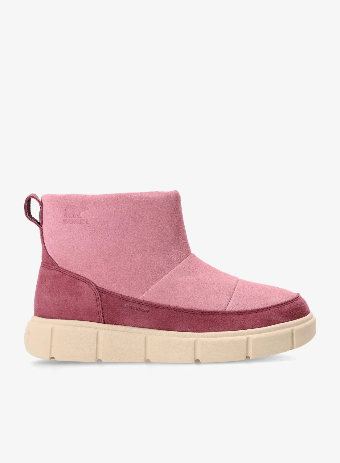 Детские снежные ботинки на шнуровке Sorel Explorer III Slip-On Sorel, Роза