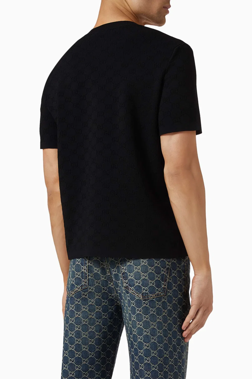 Футболка с жаккардовым принтом GG Jacquard Gucci — фото 3