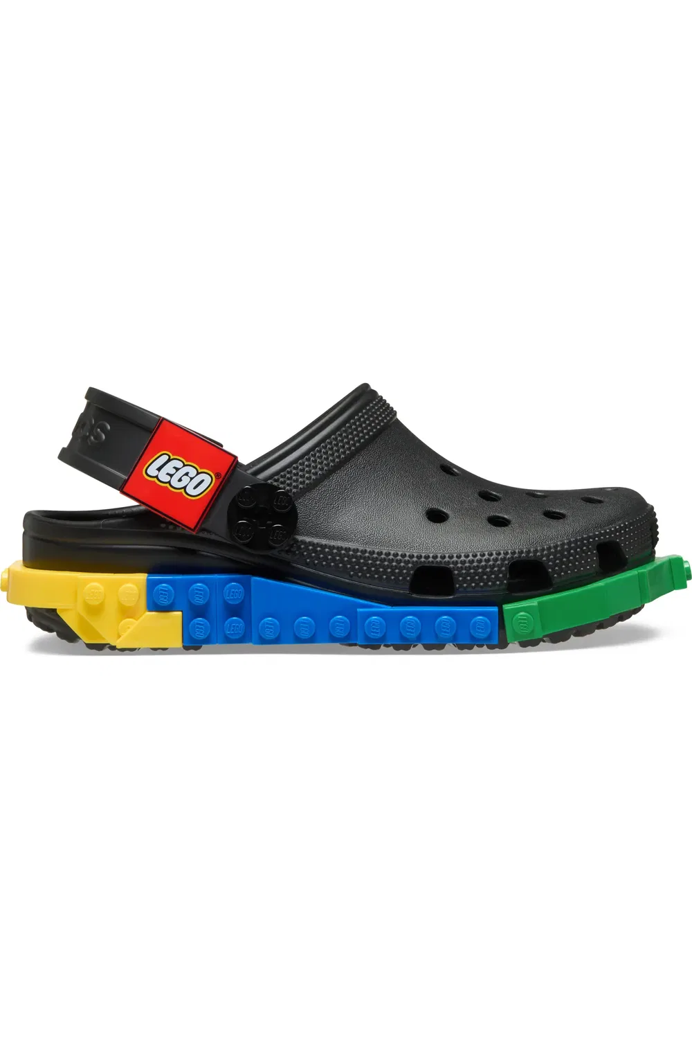 Детские сабо с LEGO-дизайном Creativity Clog Crocs, черный — фото 2