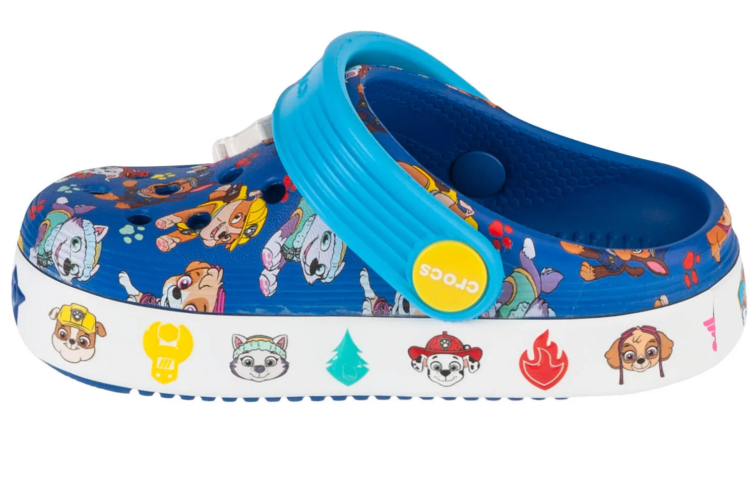 Детские сандалии с принтом Paw Patrol Crocs, Blue — фото 2