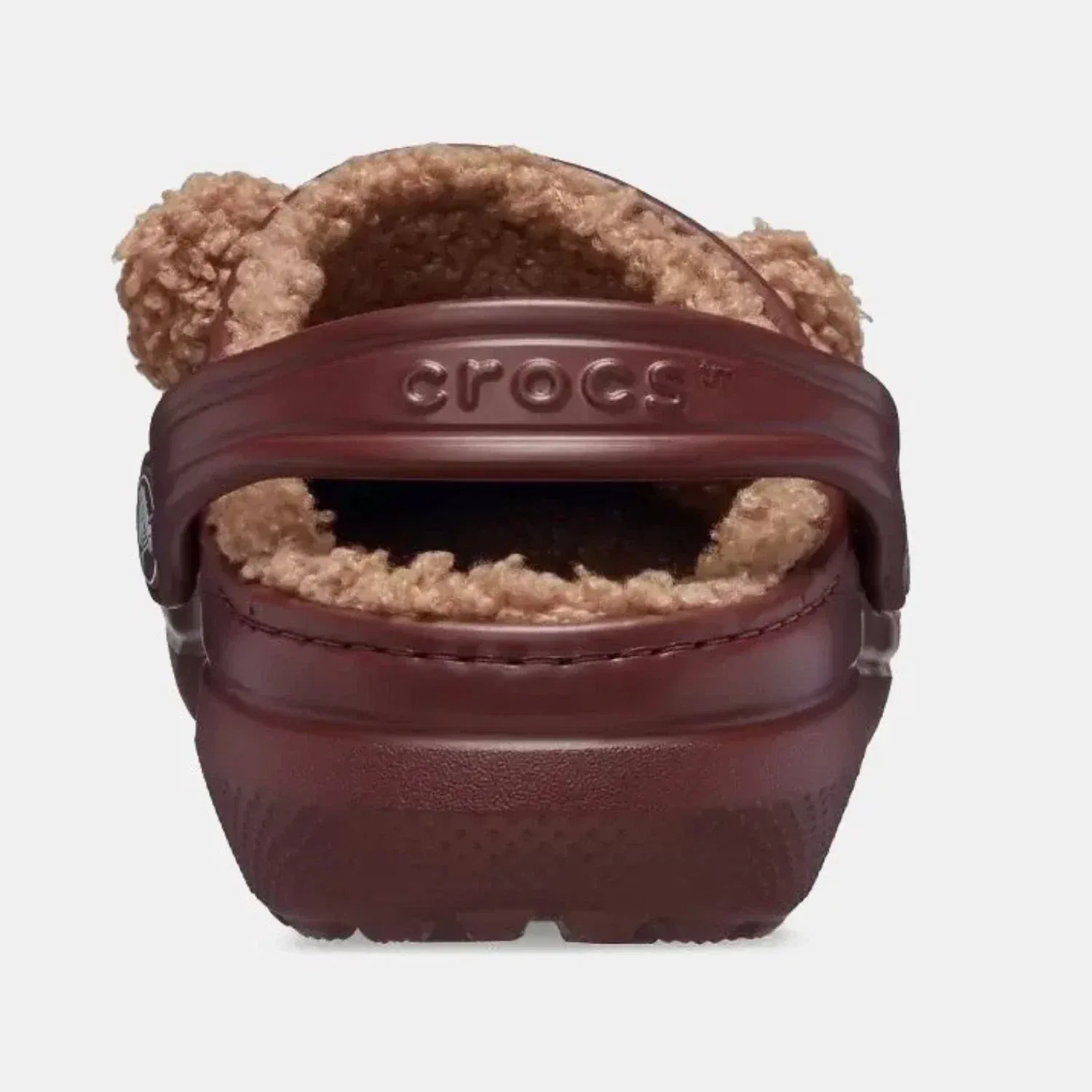 Детские сабо Crocs Classic Lined I A, коричневый Bear, коричневый — фото 4