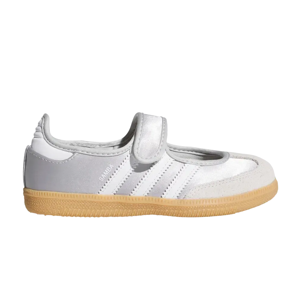 Кроссовки Adidas Samba Jane K, серебряный