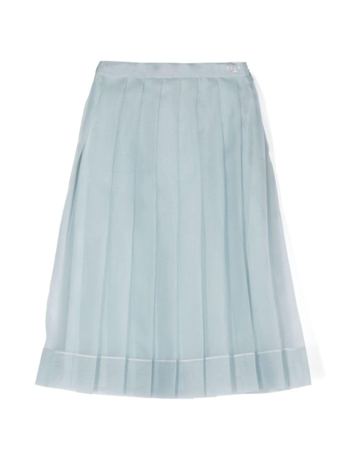 

Gucci Kids плиссированная юбка из органзы, синий