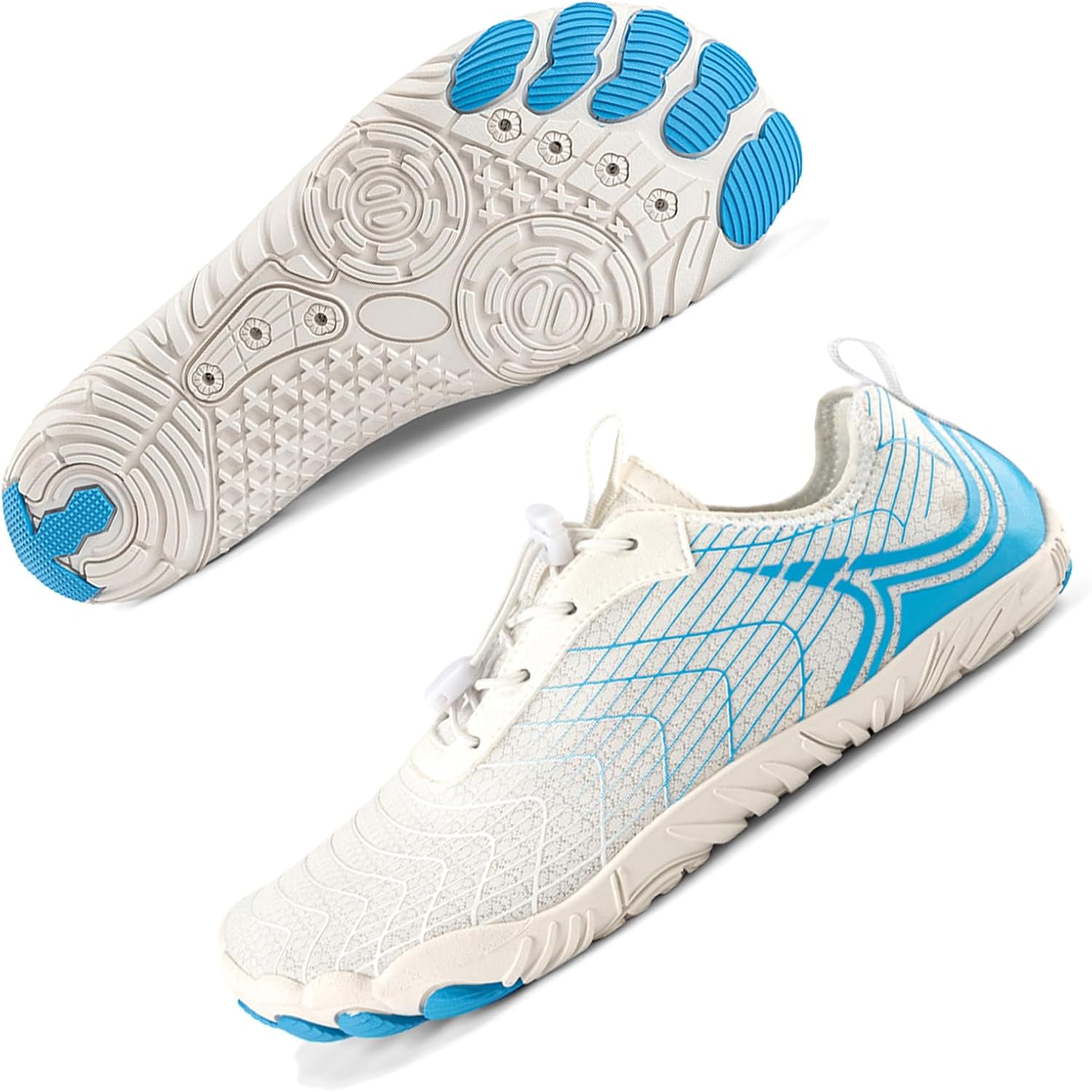 

Кроссовки для походов для мужчин и женщин, дышащие и противоскользящие, спортивная обувь с широкой носочной частью, водонепроницаемые Dxinzhi, белый