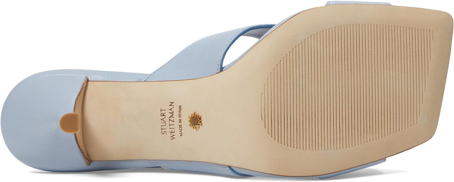 Сандалии Stuart Weitzman Carmen 75 Slide, цвет Cielo — фото 3