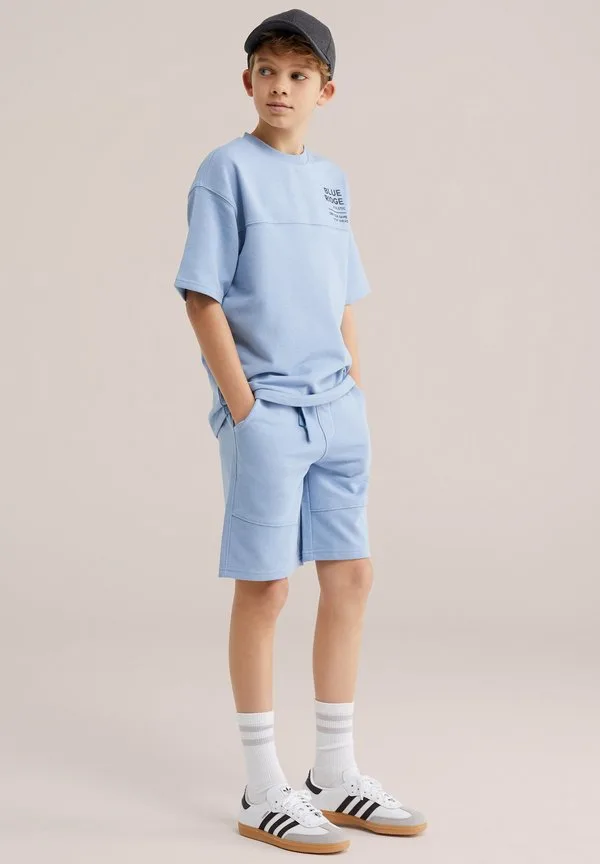 Футболка с принтом "гребень" We Fashion, Blue