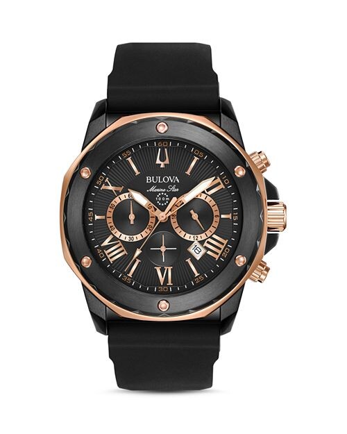 

Морские часы, 44 мм Bulova, цвет Black