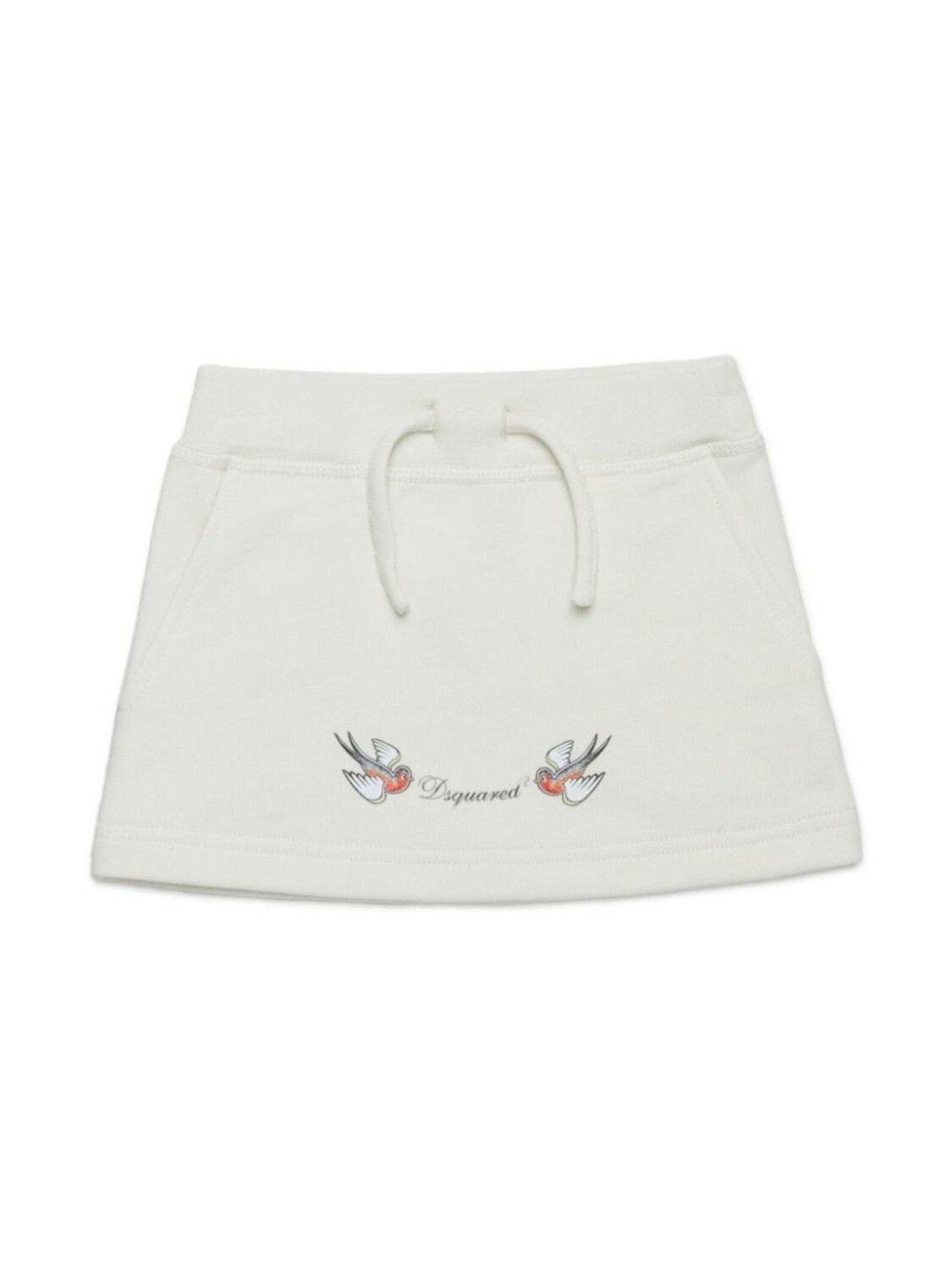 

DSQUARED2 KIDS юбка с логотипом, белый