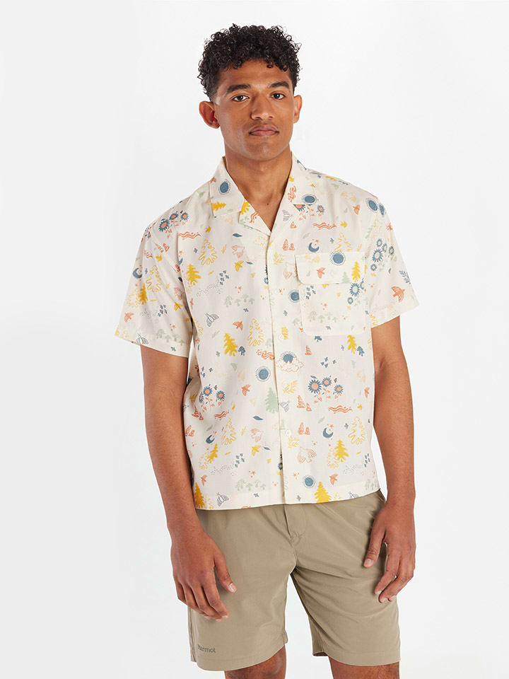 

Рубашка Marmot Funktionshemd Muir Camp Novelty, цвет Creme/Bunt
