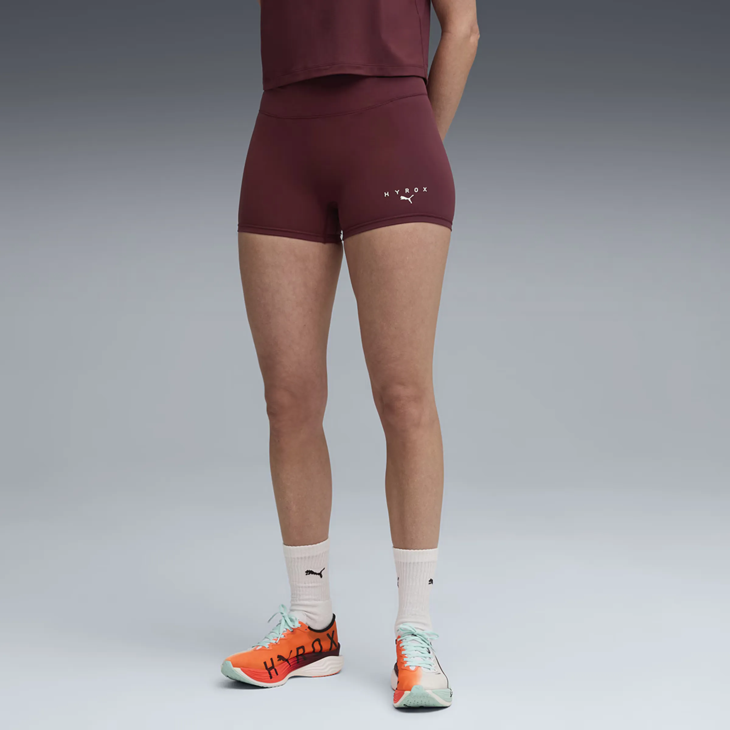 

Женские шорты X HYROX SHAPELUXE 3" Puma, красный