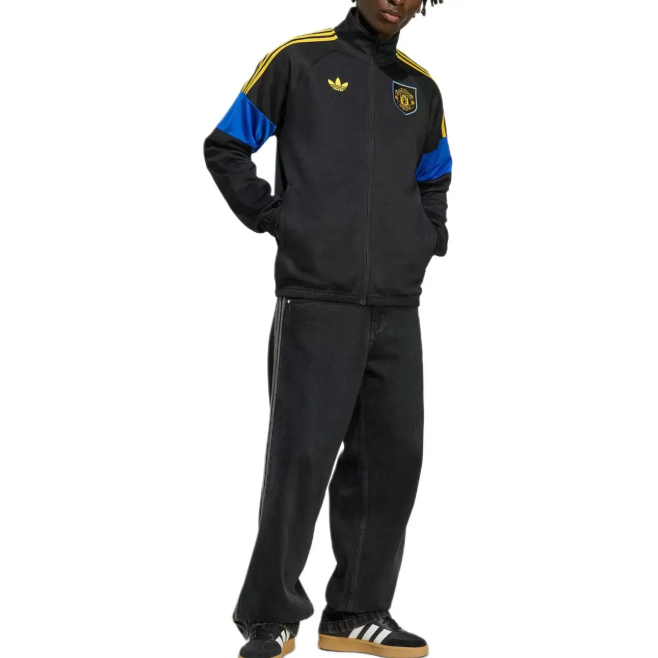 Куртка LFSTLR Manchester United мужская Adidas Originals, черный — фото 3