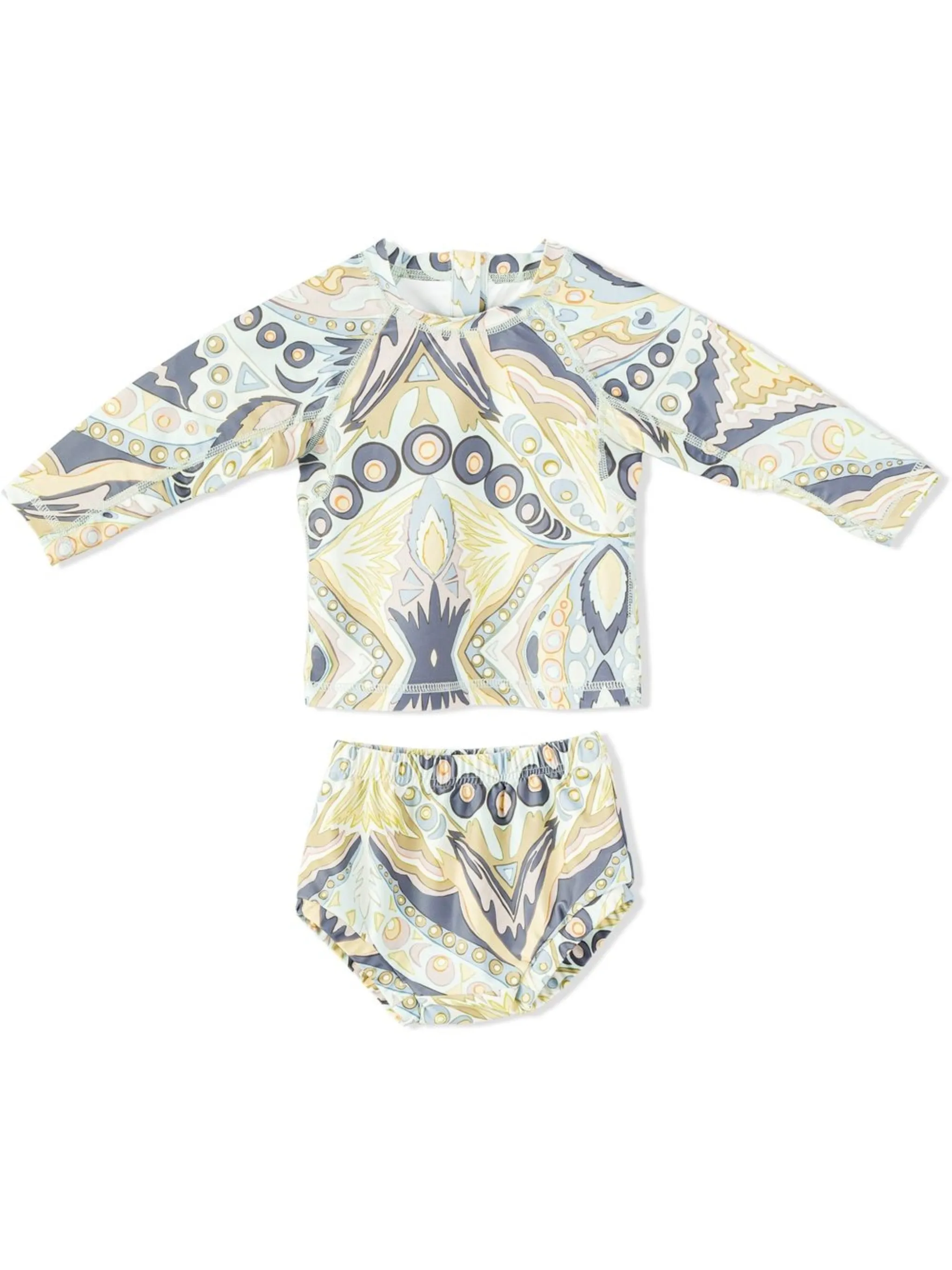 

Купальник Berry с графичным принтом Cult Gaia, белый