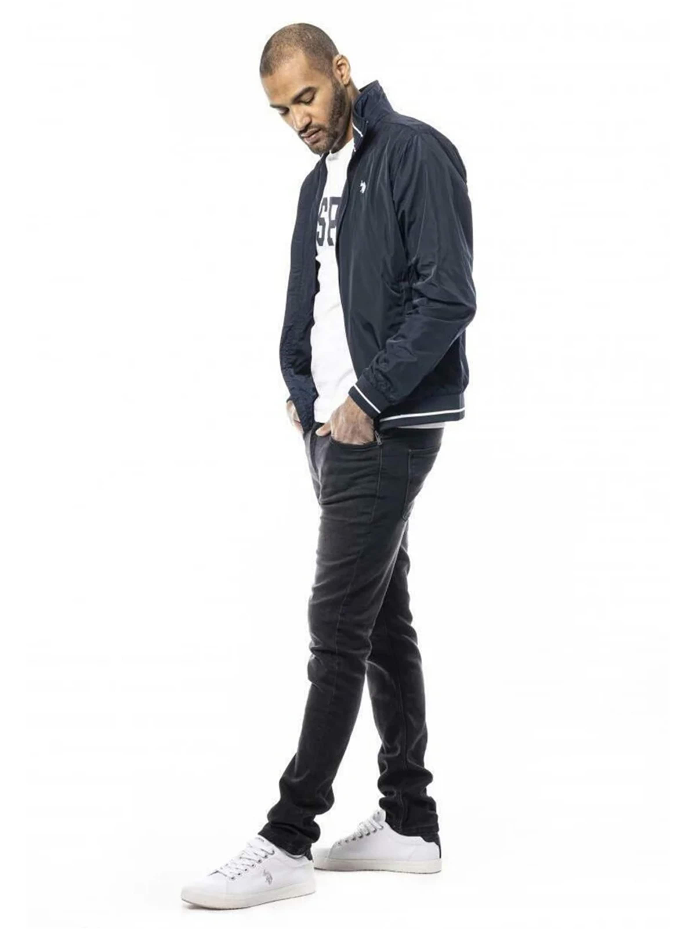 U.S. POLO ASSN. Куртка межсезонная 'UMCOLE' в цвете Marine Blue — фото 4