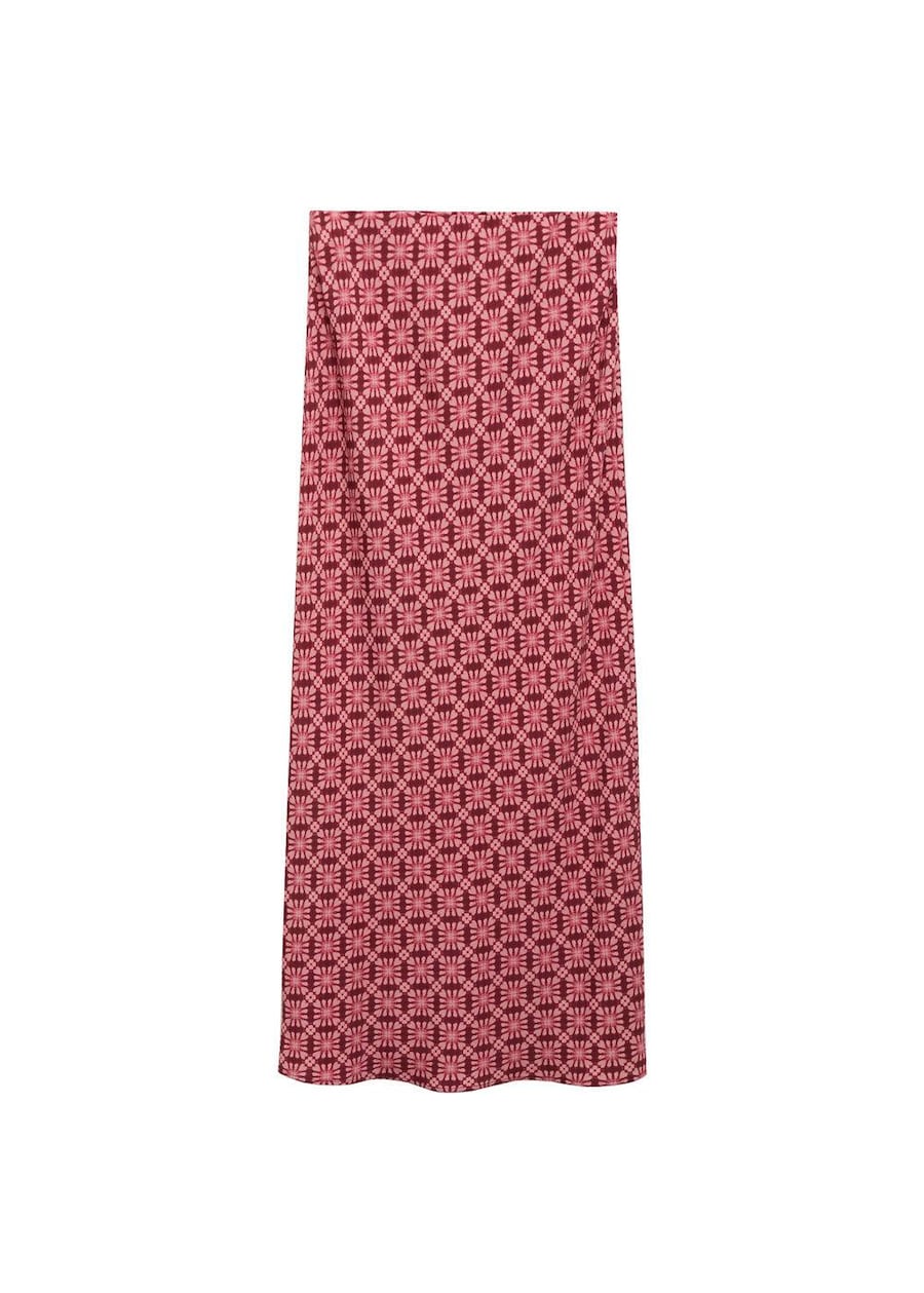 

Юбка MANGO TEEN Luna, розовый/светло-розовый