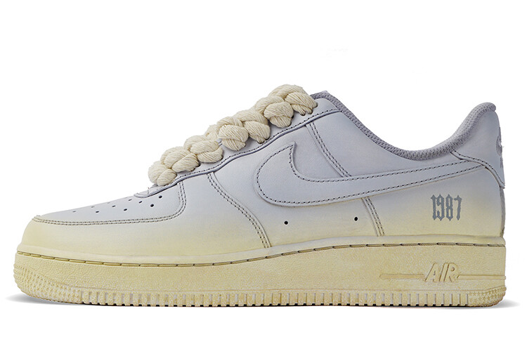 

Кроссовки Nike Air Force 1 Skateboarding Shoes Women's Low-top Purple/Yellow, желтый/фиолетовый