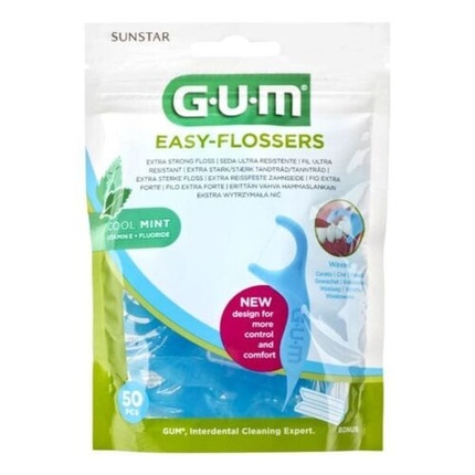 

Зубная нить Easy-Flossers 50 шт Gum