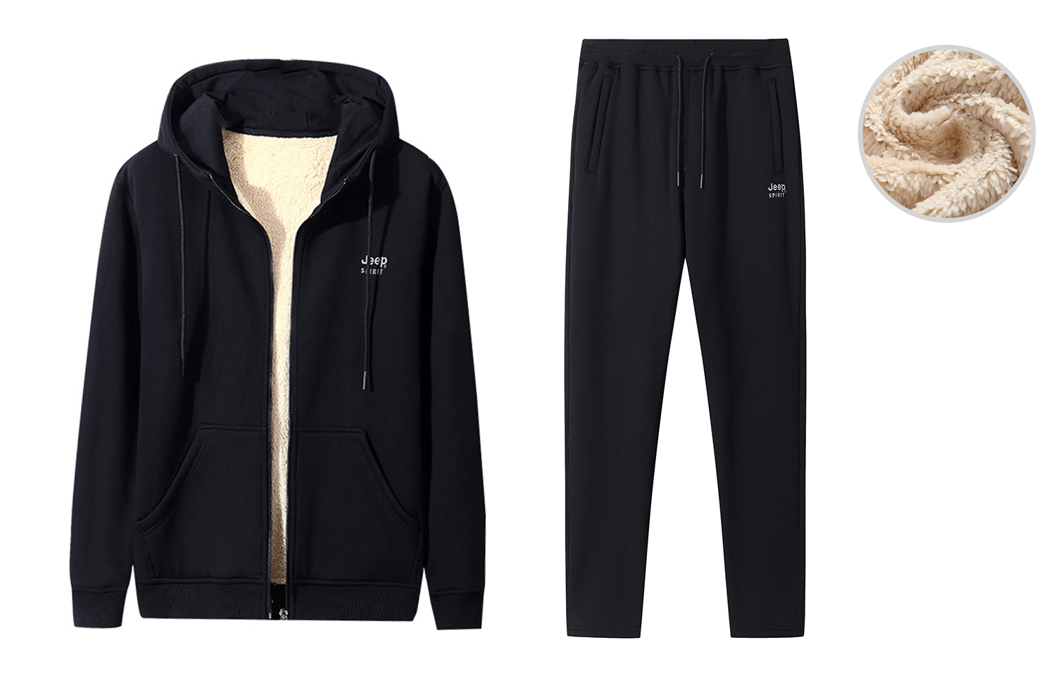 

Зимний комплект худи Unisex JEEP SPIRIT, темно-синий