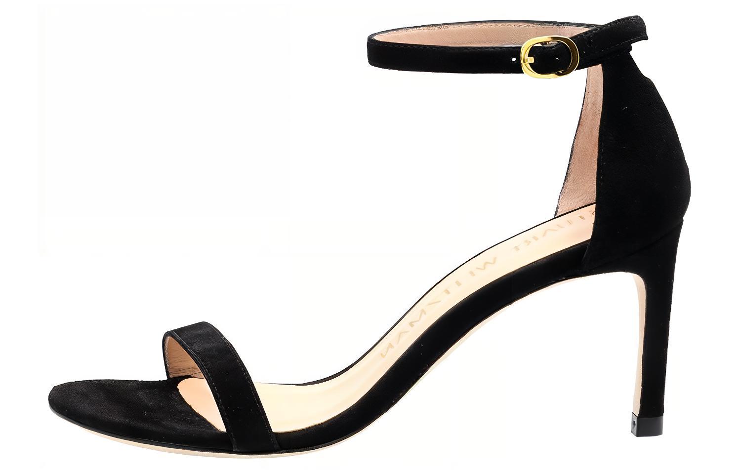 SW One Strap Sandals Women's Black Stuart Weitzman