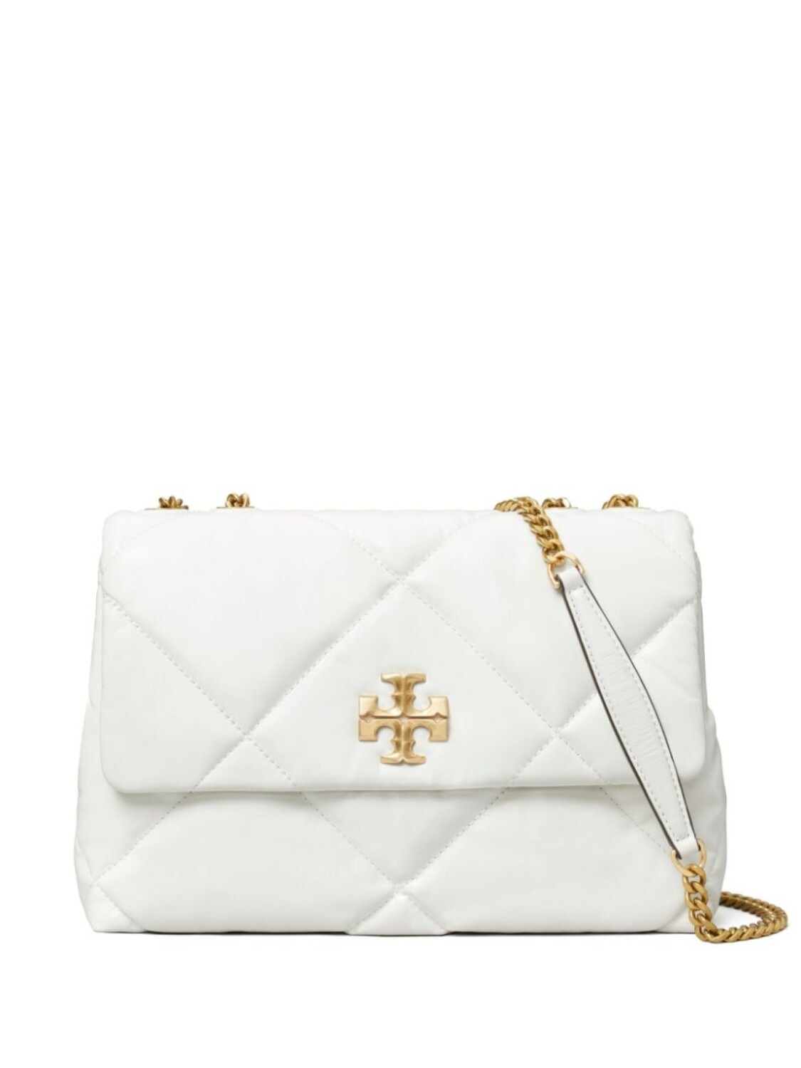 

Tory Burch стеганая сумка на плечо Kira, белый