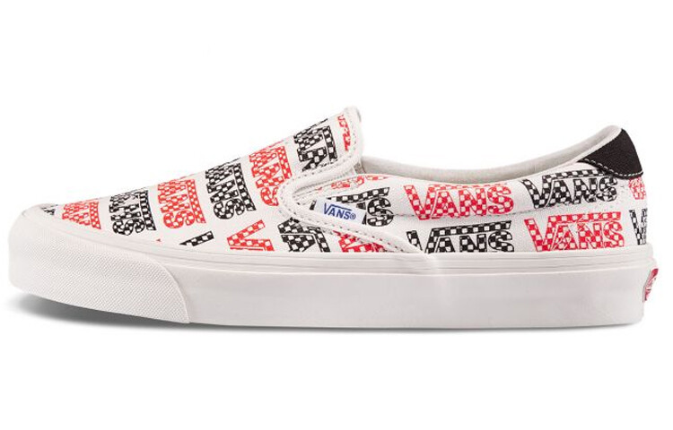 

Кроссовки Vans Slip-On 59 LX 'Racing Red Logo Checkerboard'
