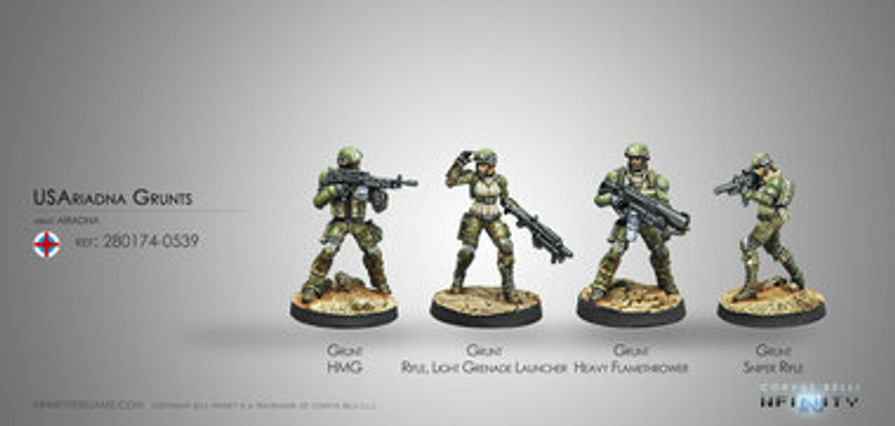 

Миниатюра Infinity: Ariadna USAriadna Grunts