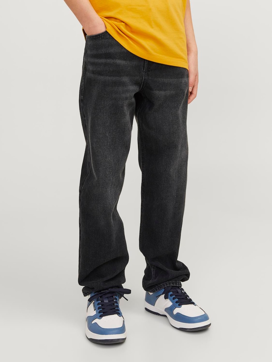 Джинсы свободного кроя Jack & Jones Junior JJICHRIS JJORIGINAL, Black Denim — фото 3