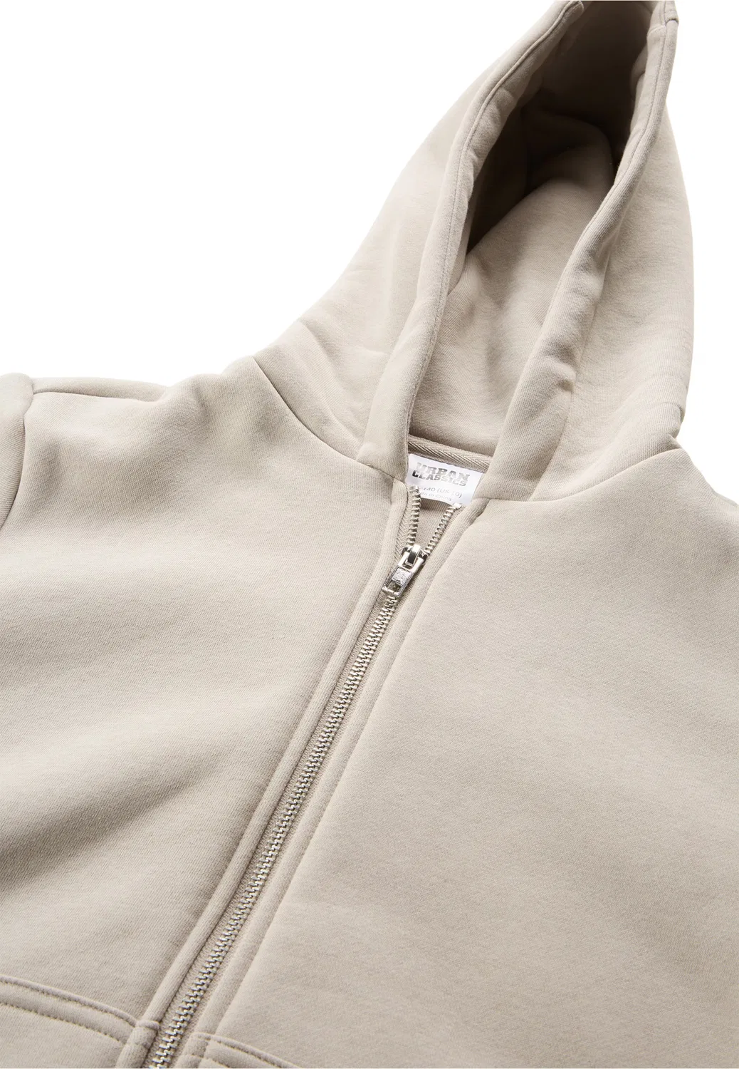 Толстовка на молнии Urban Classics, Beige — фото 3
