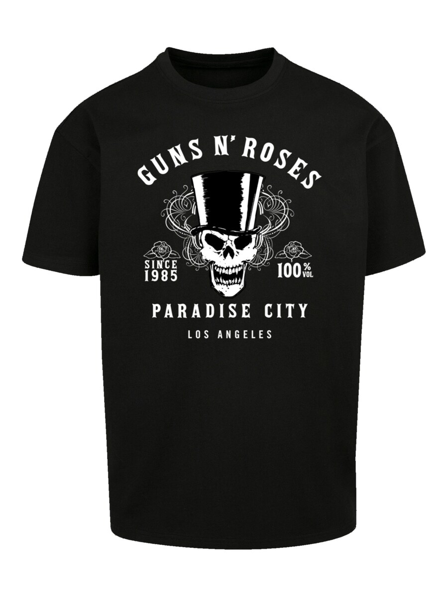 

Рубашка F4NT4STIC GunsnRoses Whiskey Label Rock Band, черный