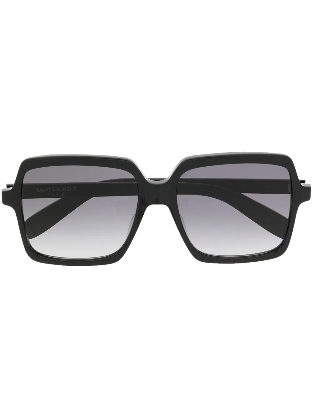 

Солнцезащитные очки в массивной оправе Saint Laurent Eyewear, черный
