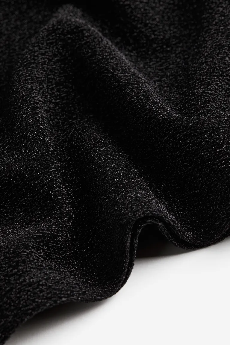 

Облегающее платье с квадратным вырезом H&M, черный