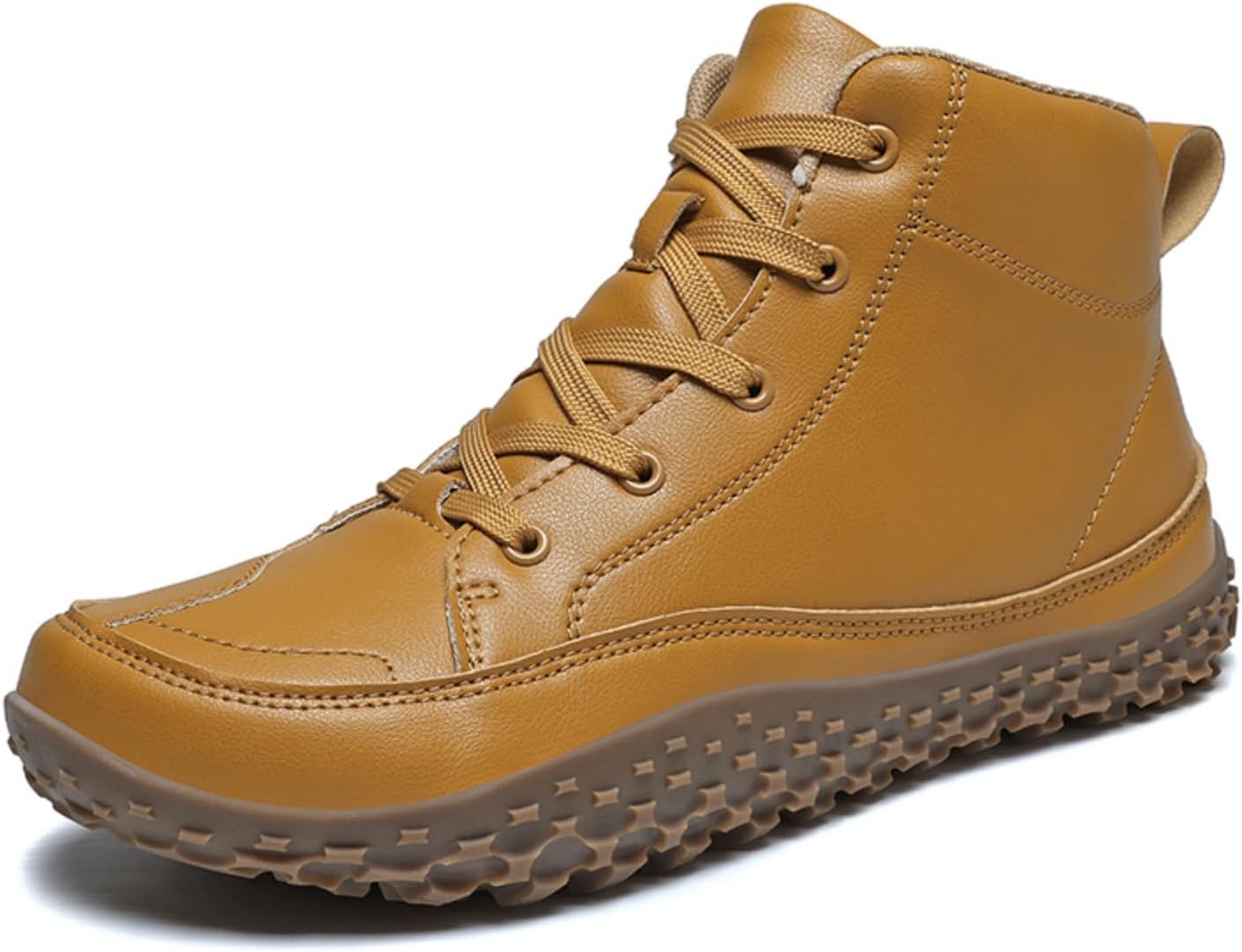 

Мужские кожаные ботинки чукка на платформе Yrzhgdl, желтый