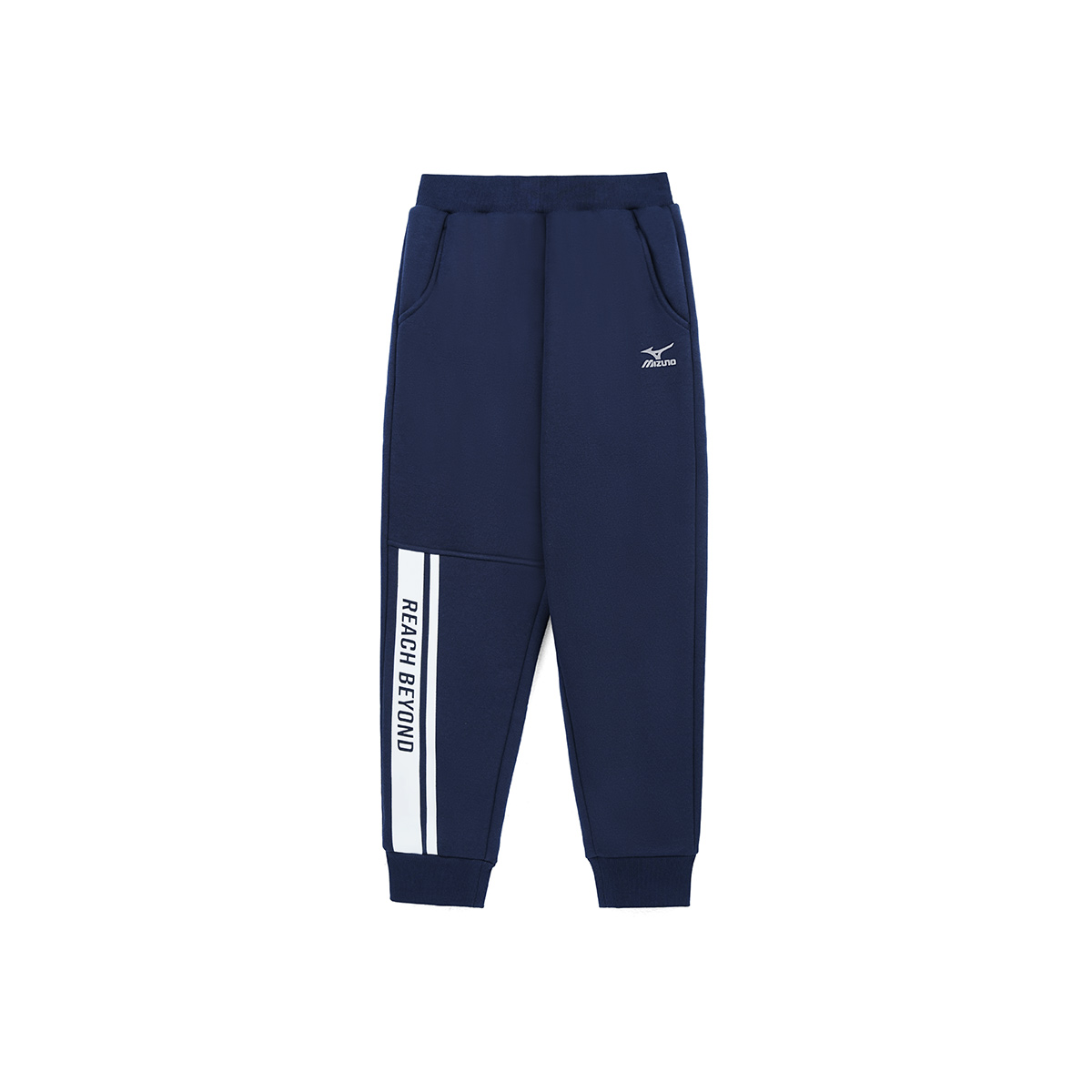 Вязаные спортивные брюки детские Mizuno, Хизер Грей — фото 4
