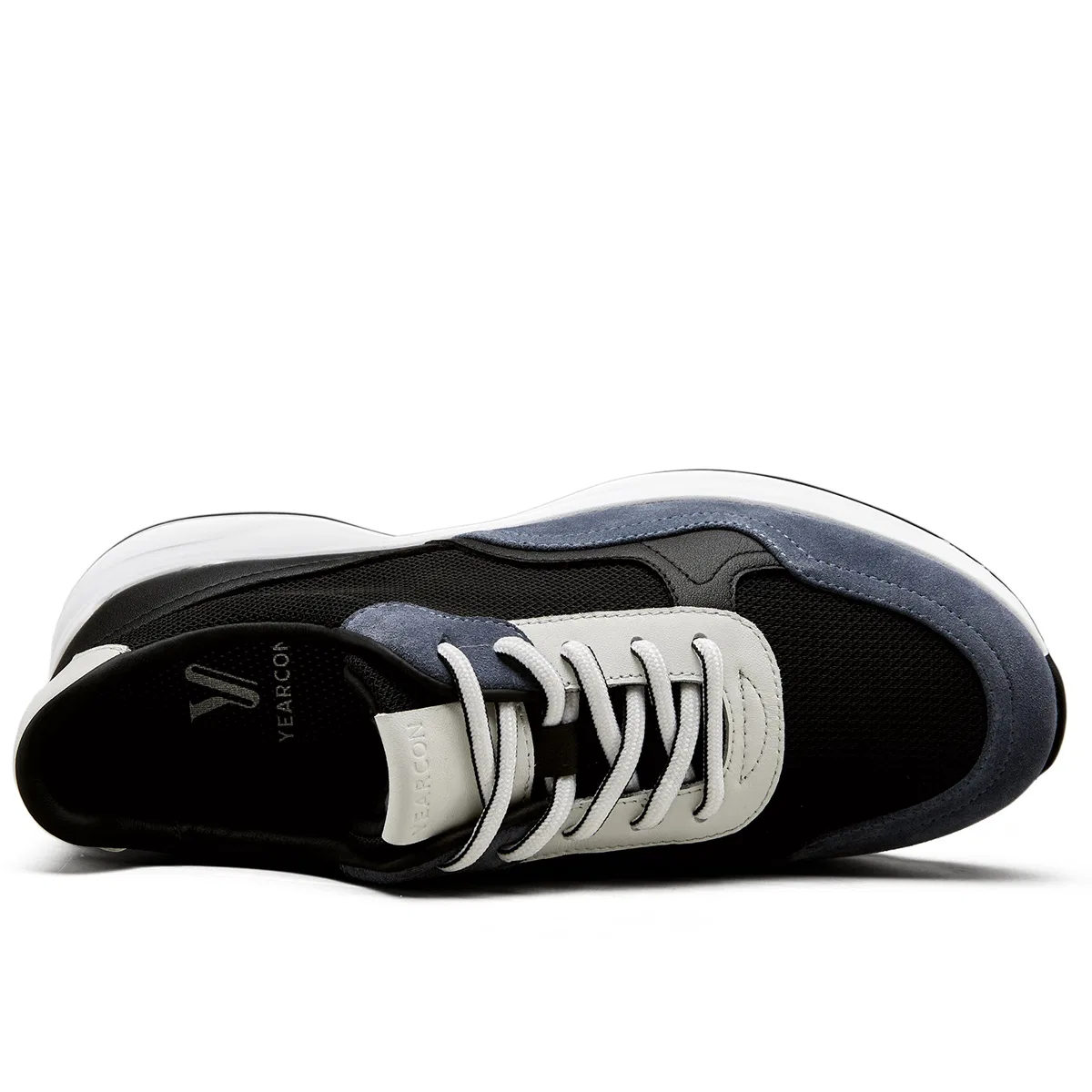 Кроссовки скейтбордические низкие YEARCON Black/Blue — фото 4
