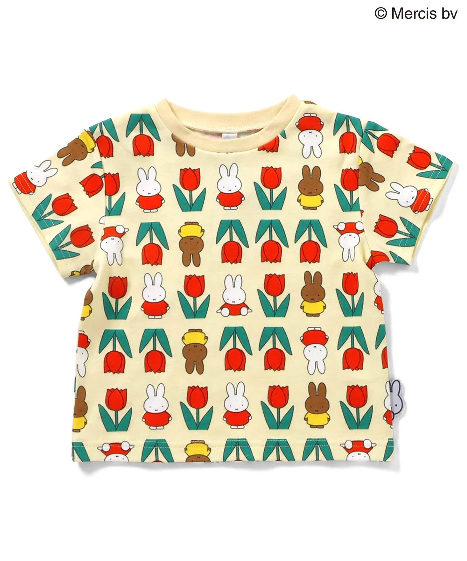 Детская футболка Miffy с цветочным принтом Miffy белая — фото 2