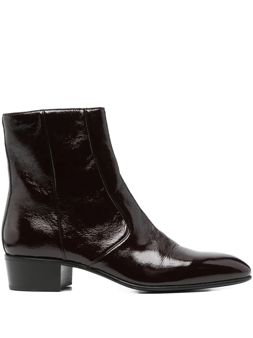 

Кожаные сапоги на молнии Husbands, красный