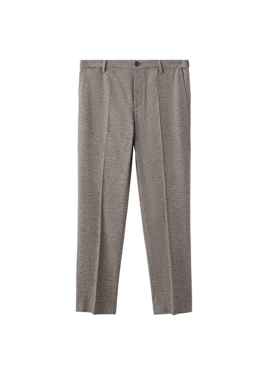 

Узкие брюки со складками MANGO MAN Brest, темно-коричневый