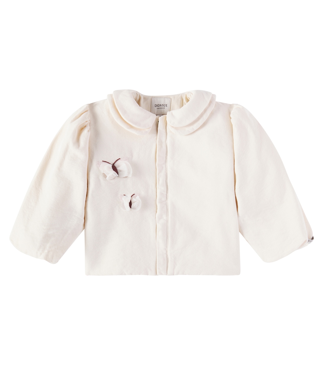 

Хлопковая куртка Baby Aagje с вышивкой Donsje, Warm White