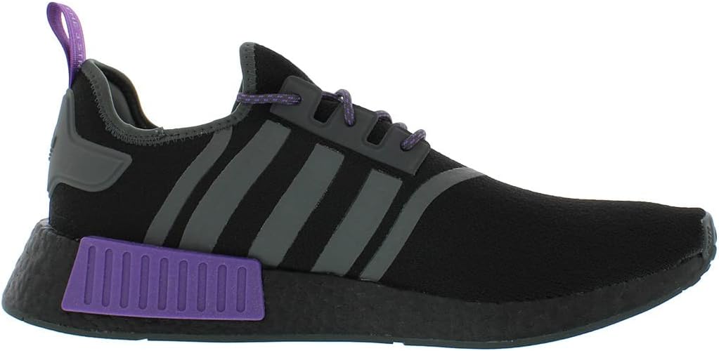 Кроссовки adidas NMDr1 для мужчин, черный/фиолетовый — фото 3