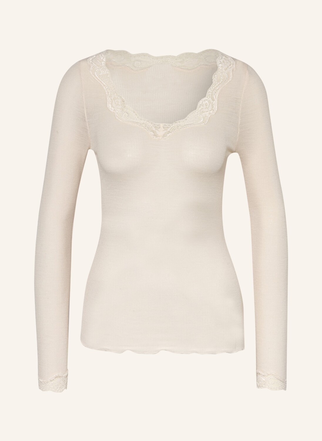 

Лонгслив richesse lace с шелком CALIDA, кремовый