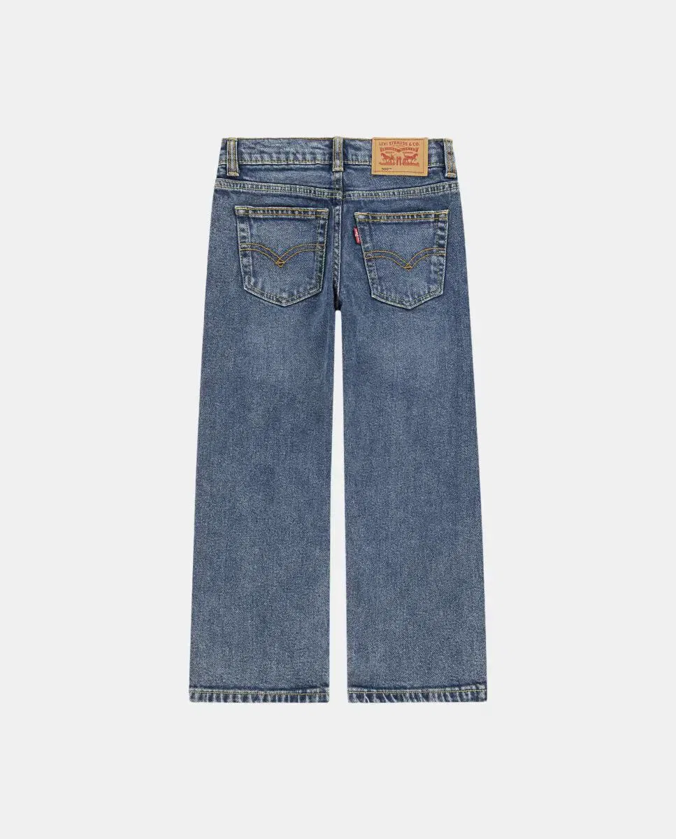 Детские джинсы для мальчиков свободного кроя Levi's, Azul — фото 2